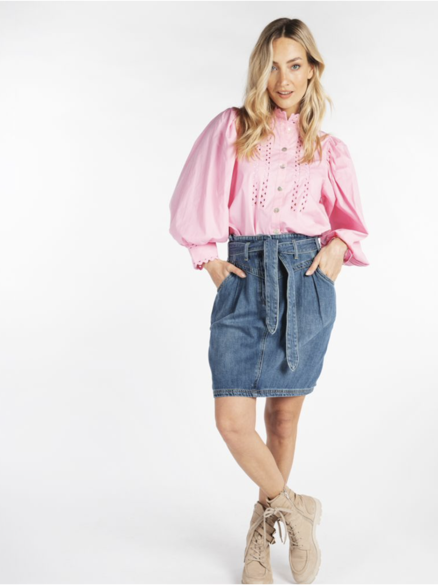 Esqualo Paperbag -farkkuhame, tummansininen