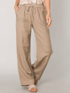 Merel linen trousers, brown