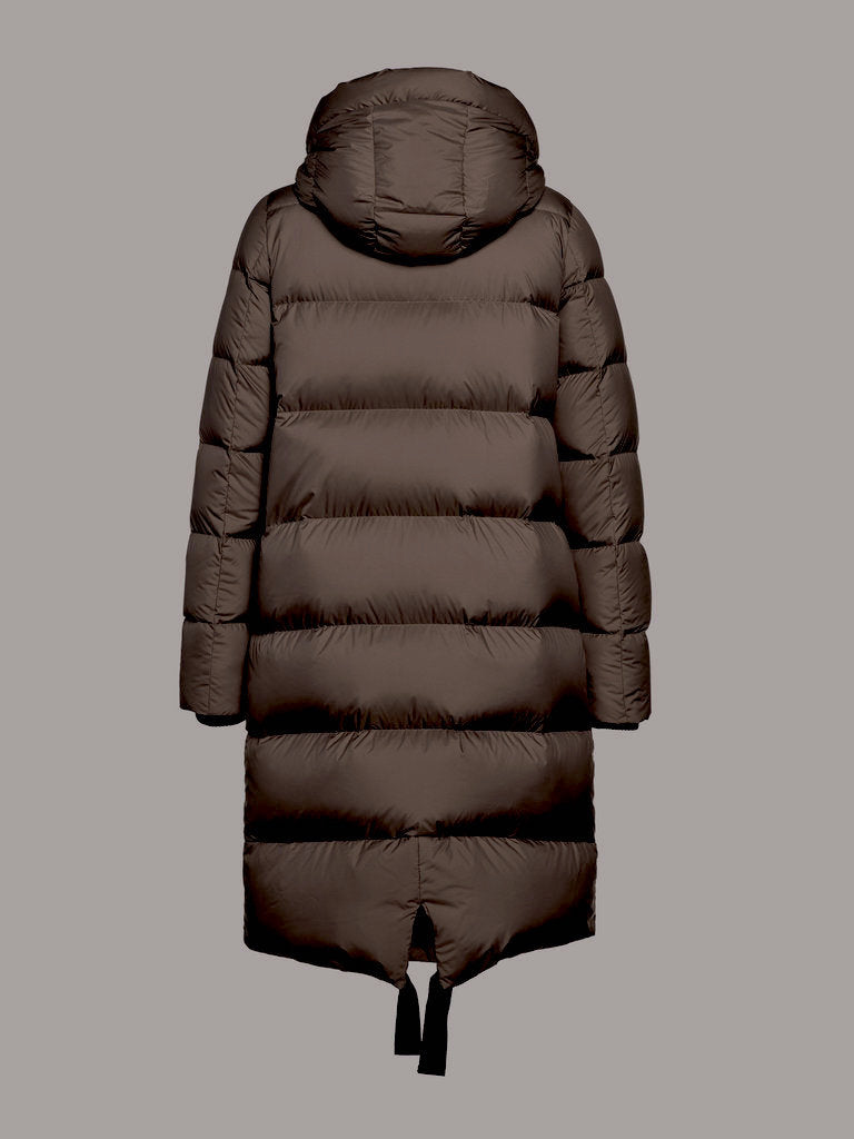 Supersoft untuvaparka, dark chocolate