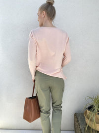 Smaragd strech trousers, green