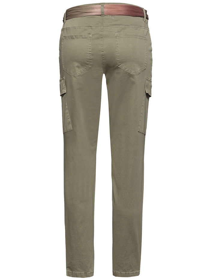 Smaragd strech trousers, green